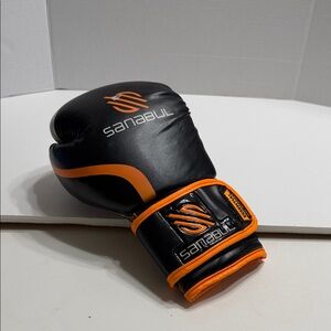 Sanabul Black & Orange Essential Gel Boxing Glove